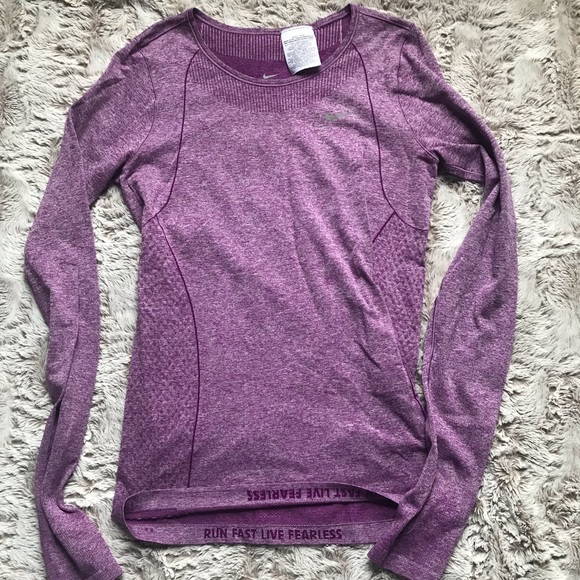 Nike Tops - Nike Dri-fit running long sleeve top